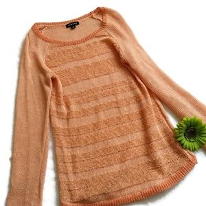 Trouve Long Orange Pullover sz.XS #309
